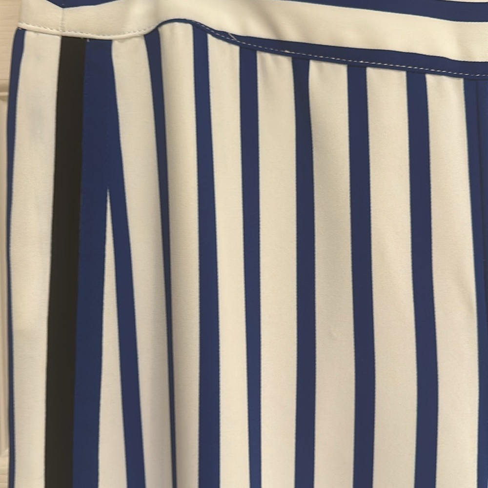 Lauren Ralph Lauren striped Wide leg pant size 10 - Picture 3 of 5